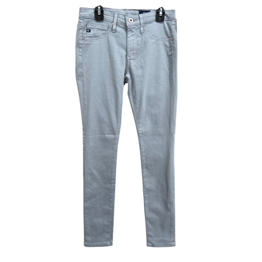 AG Adriano Goldschmied Pants Womens Sz 24R Legging Ankle Super Skinny Light Blue